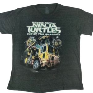 TMNT ninjaTEE-SHIRT OUT OF THE SHADOWS BLACK TURTLES